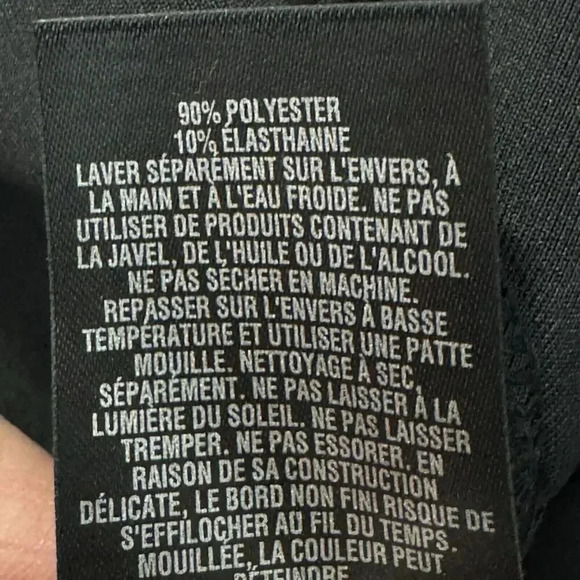 TED BAKER black LUUCIEE Neoprene Ruffle Trim skater dress size 1 US 4 NEW NWT - Picture 13 of 14